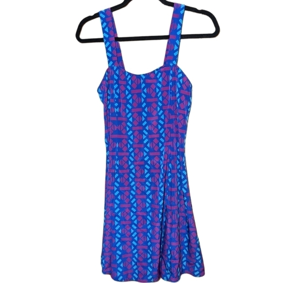 Everly A-line geometric dress - Picture 6 of 13